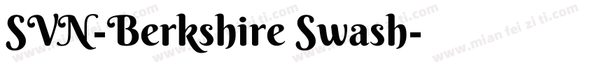 SVN-Berkshire Swash字体转换
